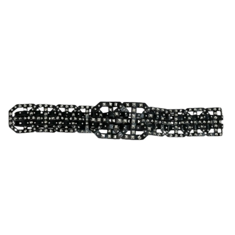 Nicole Lee Studded Faux Leather Belt